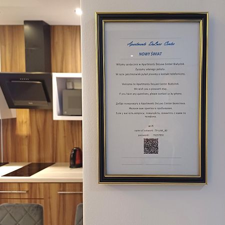 Apartments Deluxe Center Nowy Swiat Białystok Dış mekan fotoğraf